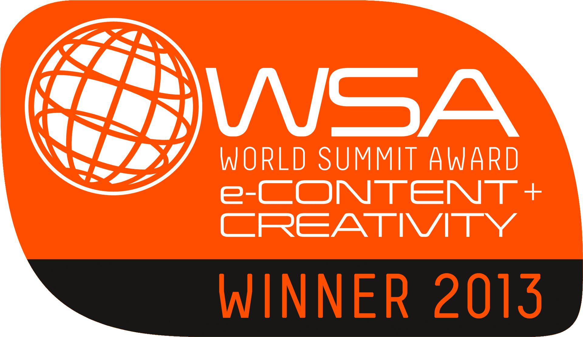 World Summit Award Winner2013 Badge PNG image