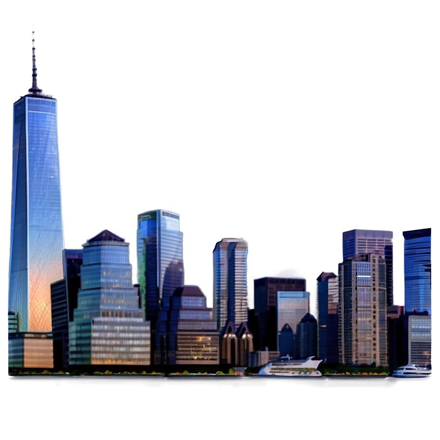 World Trade Center Skyline Png Woc52 PNG image