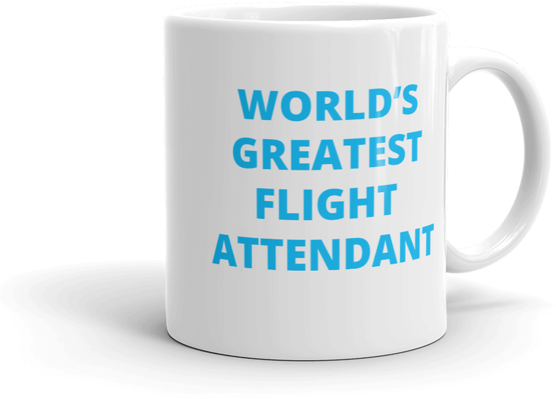 Worlds Greatest Flight Attendant Mug PNG image