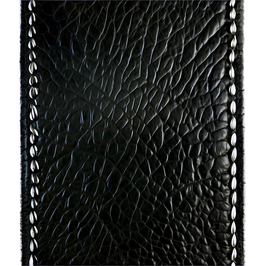 Worn Black Leather Png Qjt PNG image