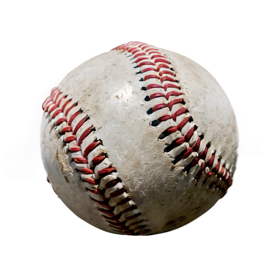 Worn-out Baseball Graphic Png Brl PNG image