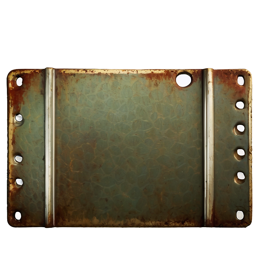 Worn Out Metal Plate Png 06272024 PNG image