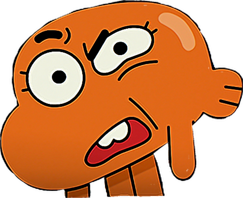 Worried Cartoon Character PNG image