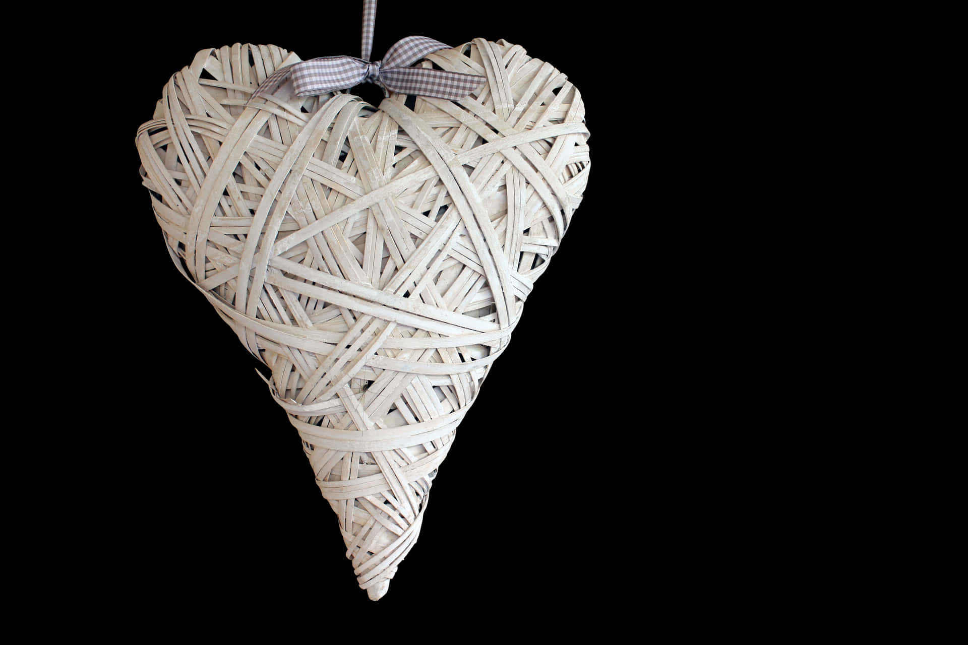 Woven Heart Decoration PNG image
