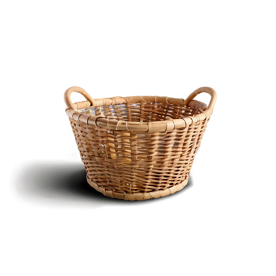 Woven Laundry Basket Png 06132024 PNG image