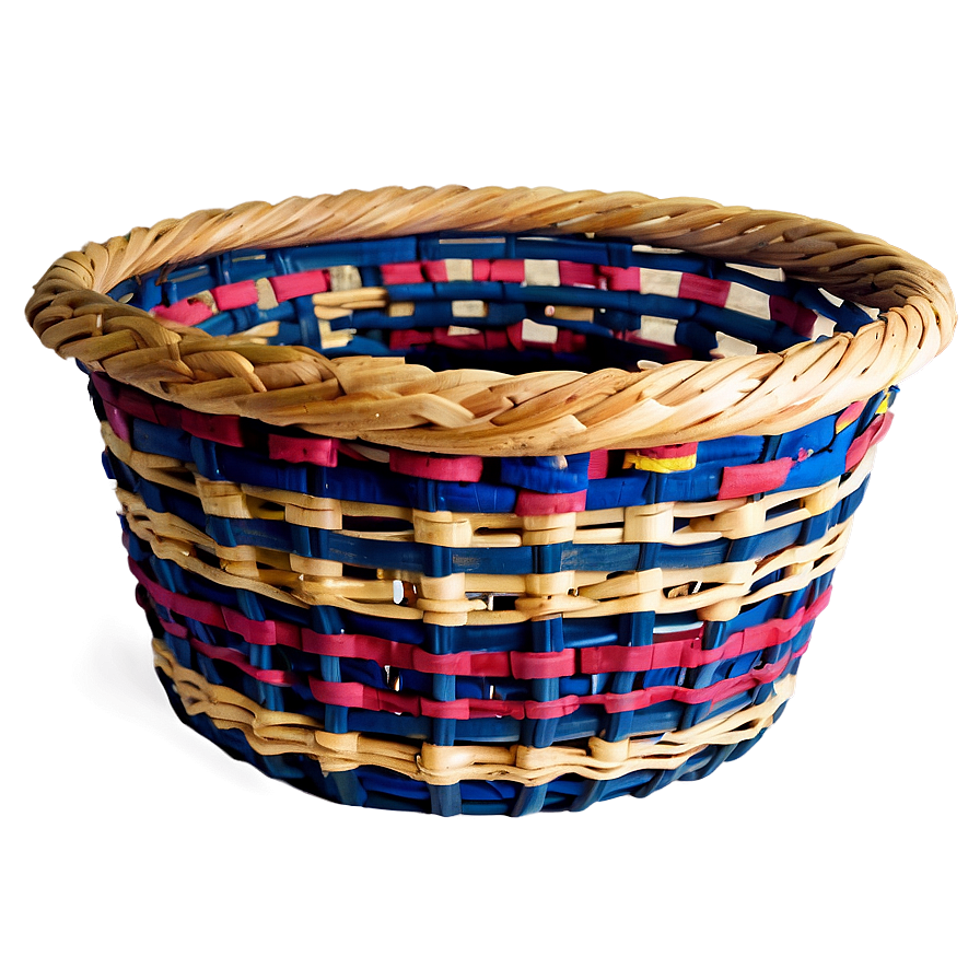 Woven Laundry Basket Png 06132024 PNG image