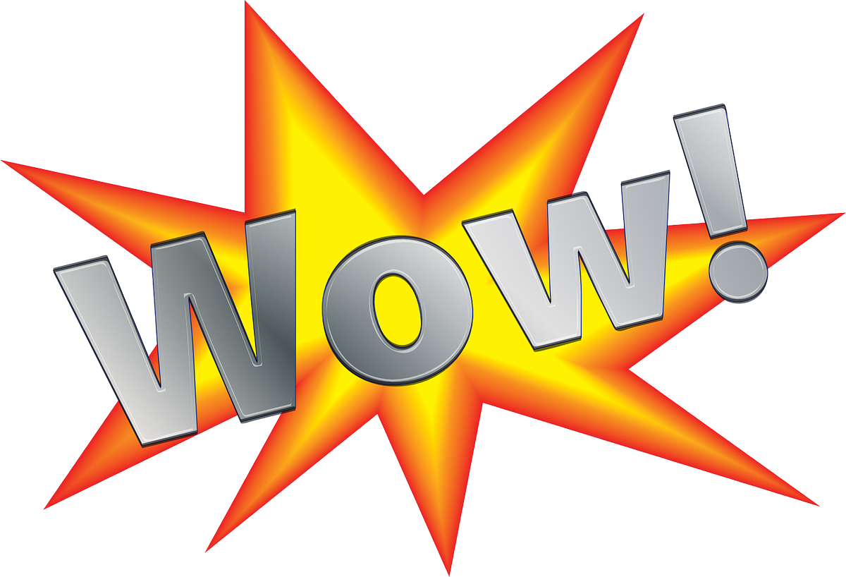 Wow Exclamation Graphic PNG image