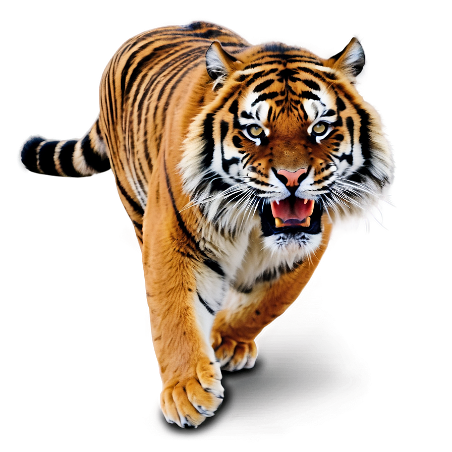 Wrathful Siberian Tiger Png 06252024 PNG image