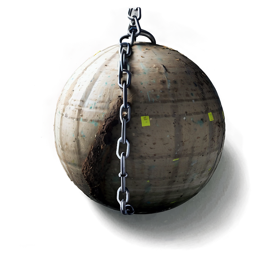 Wrecking Ball At Work Png Bui PNG image