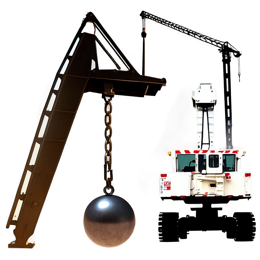 Wrecking Ball Crane Silhouette Png 38 PNG image