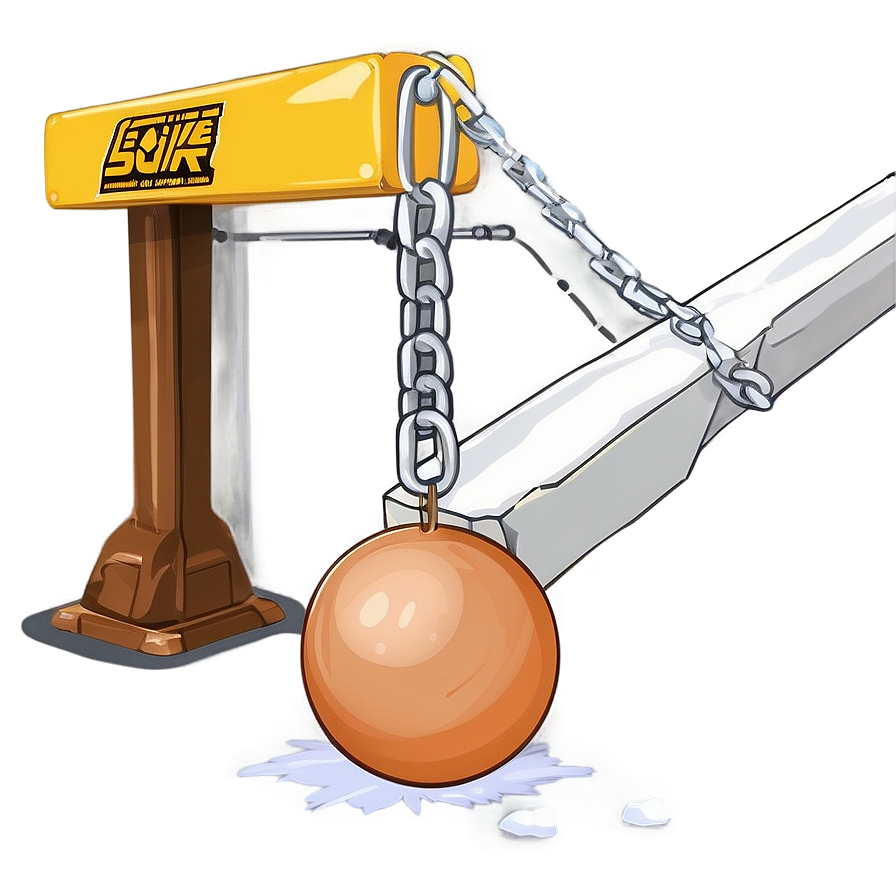 Wrecking Ball Crushing Obstacles Png Emp PNG image