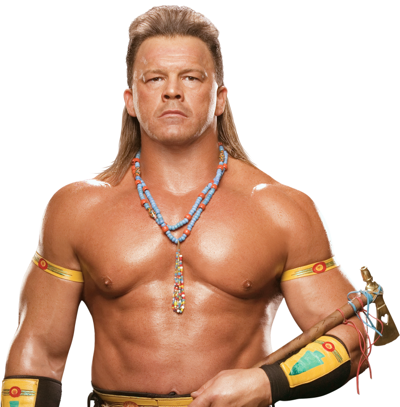 Wrestler_with_ Native_ American_ Inspired_ Attire PNG image