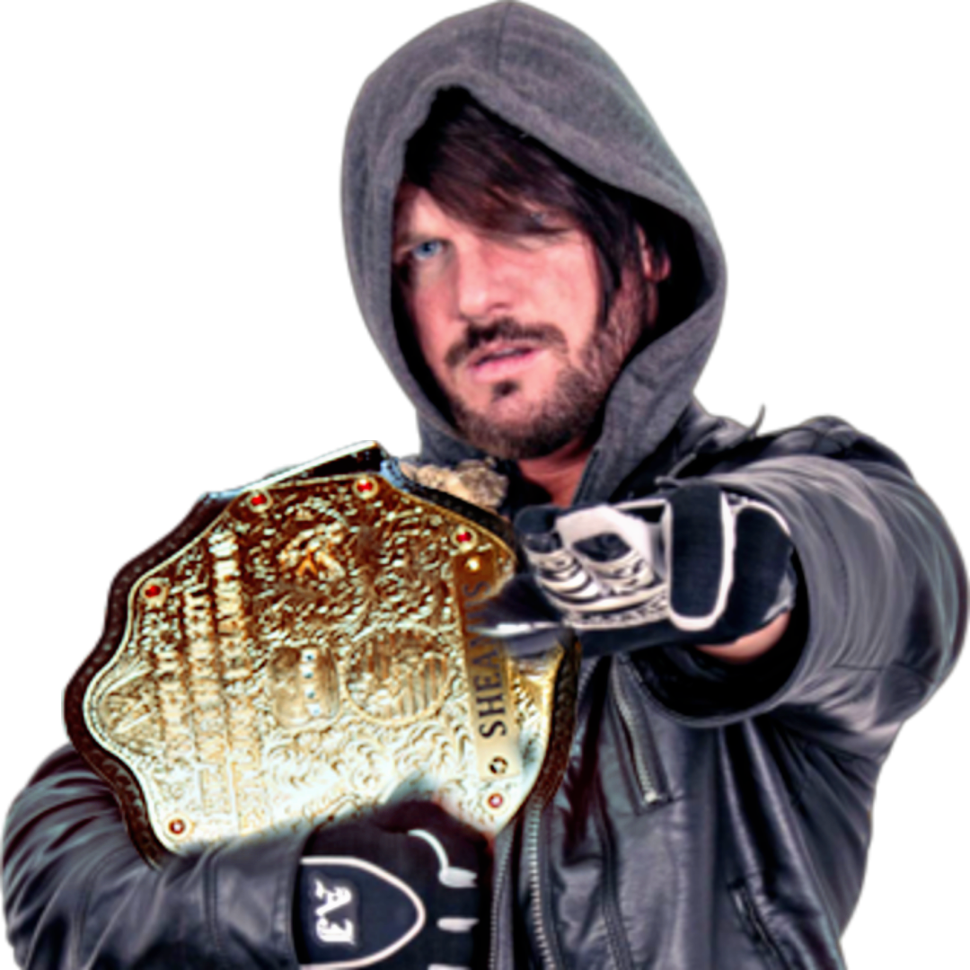 Wrestler_with_ W W E_ Championship_ Belt PNG image