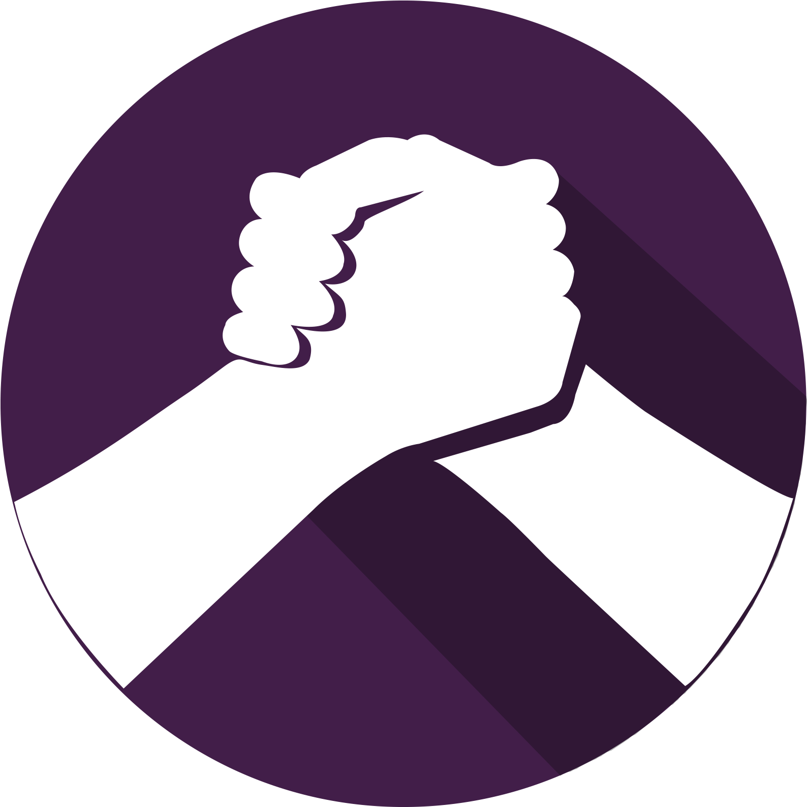 Wrestling Handshake Icon PNG image