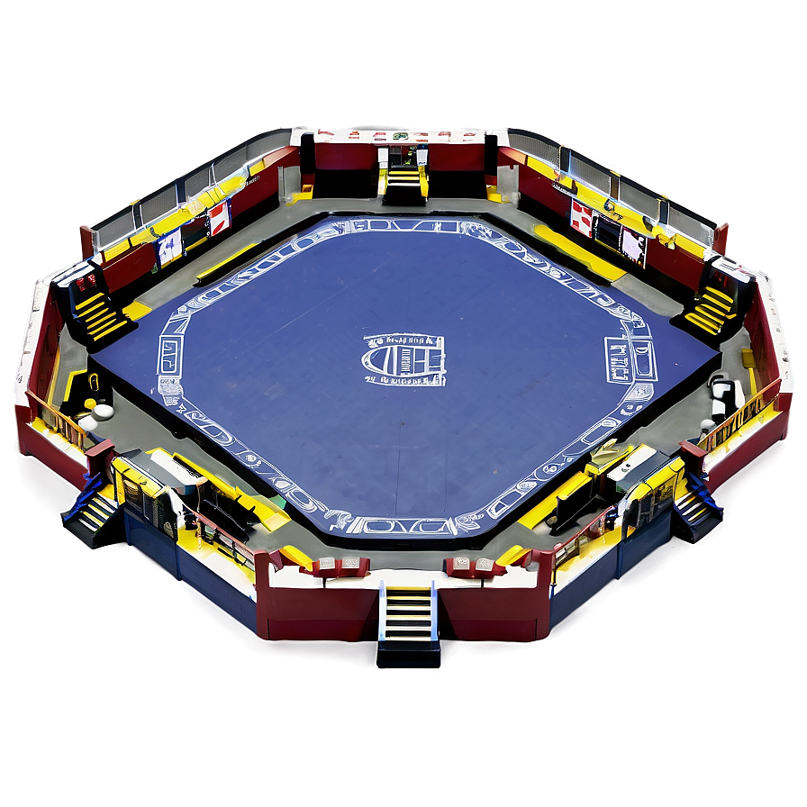 Wrestling Ring Floor Plan Png 06212024 PNG image