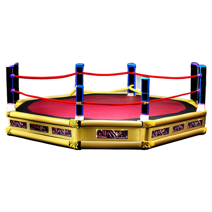 Wrestling Ring With Ropes Png Axh29 PNG image