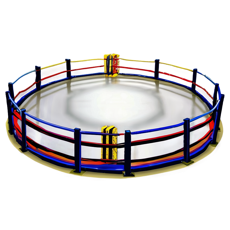 Wrestling Ring With Ropes Png Qfm90 PNG image