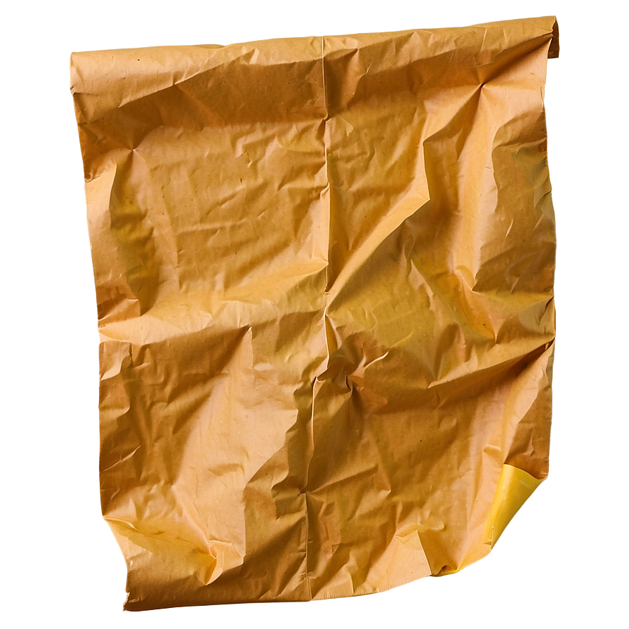 Wrinkled Crumpled Paper Png Vfn55 PNG image