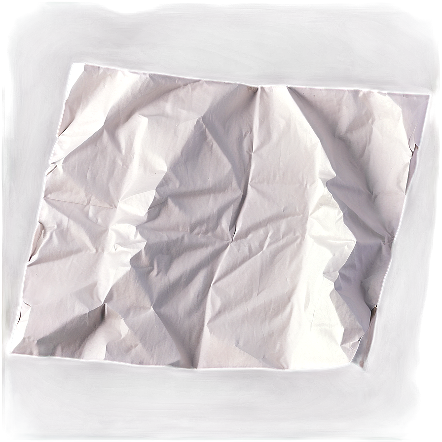 Wrinkled Paper With Creases Png Fls PNG image