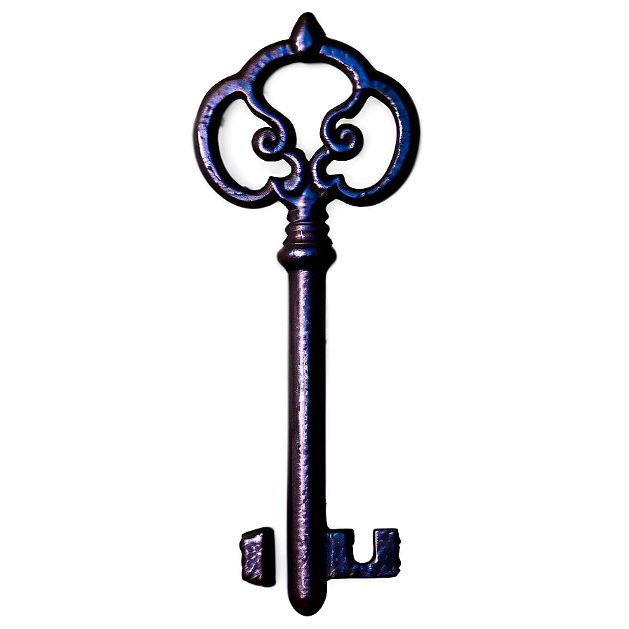 Wrought Iron Skeleton Key Picture Png 31 PNG image