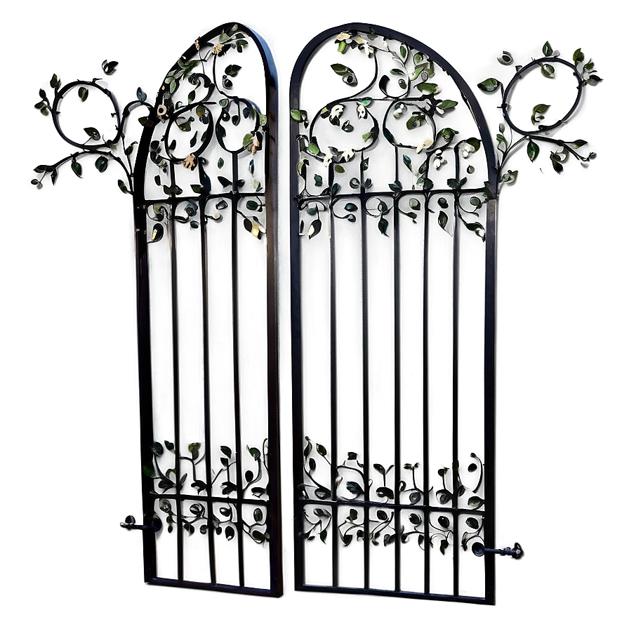 Wrought Iron Vine Gate Png 50 PNG image