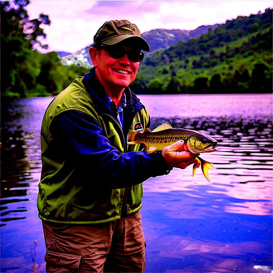 Wv Fishing In Tranquil Lakes Png 06282024 PNG image