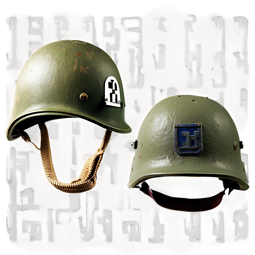 Ww2 Helmet Collection Png 06132024 PNG image