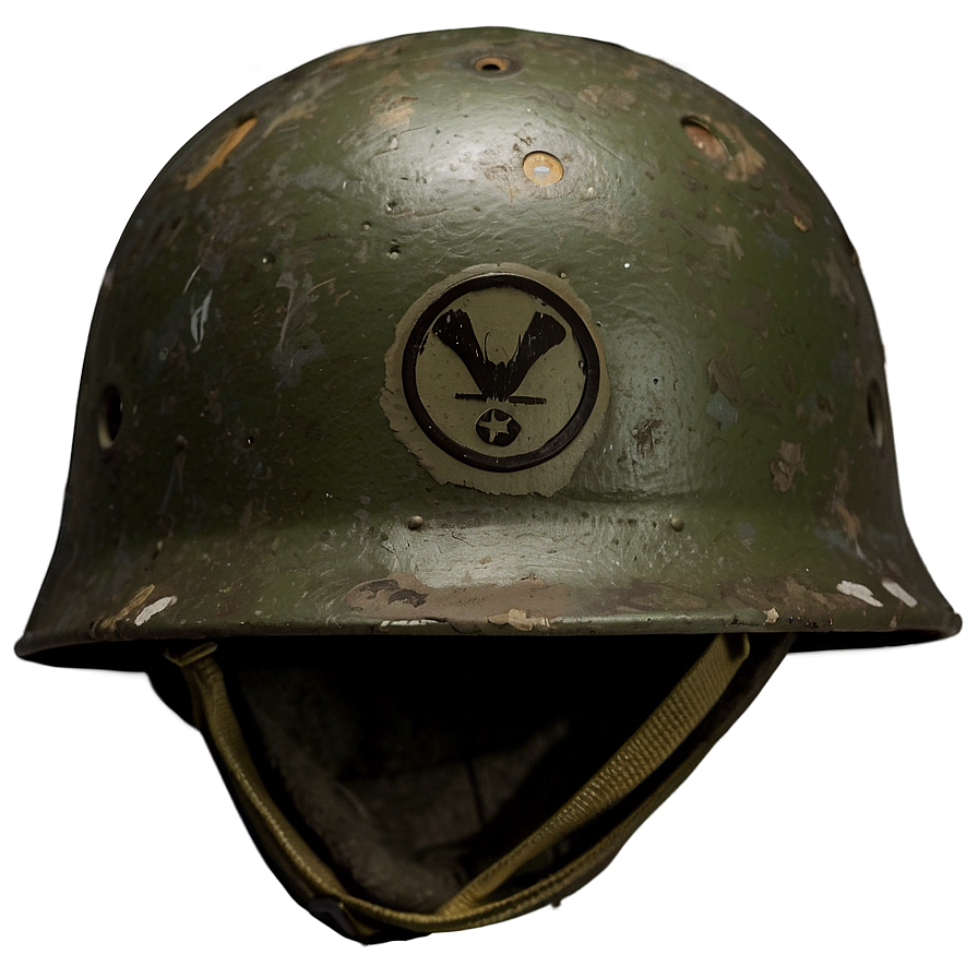 Ww2 Helmet On Ground Png Fhf50 PNG image