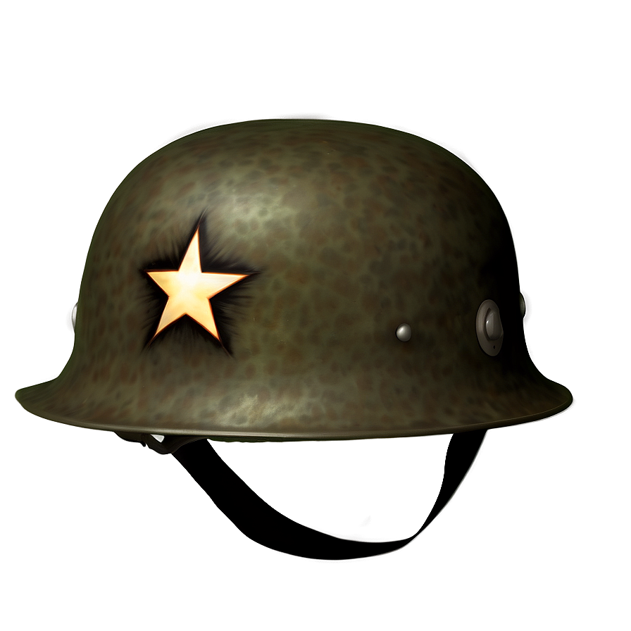 Ww2 Helmet With Scar Png 19 PNG image