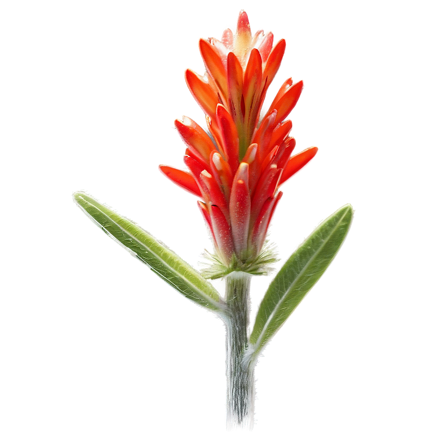 Wyoming State Flower Indian Paintbrush Png Etg72 PNG image