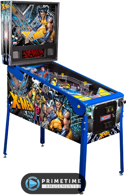 X Men Wolverine Pinball Machine PNG image