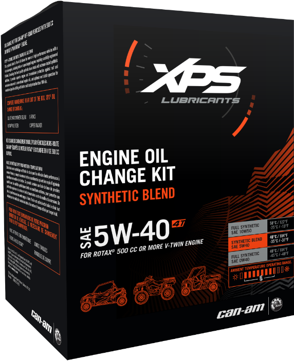 X P S Engine Oil Change Kit Synthetic Blend5 W40 PNG image