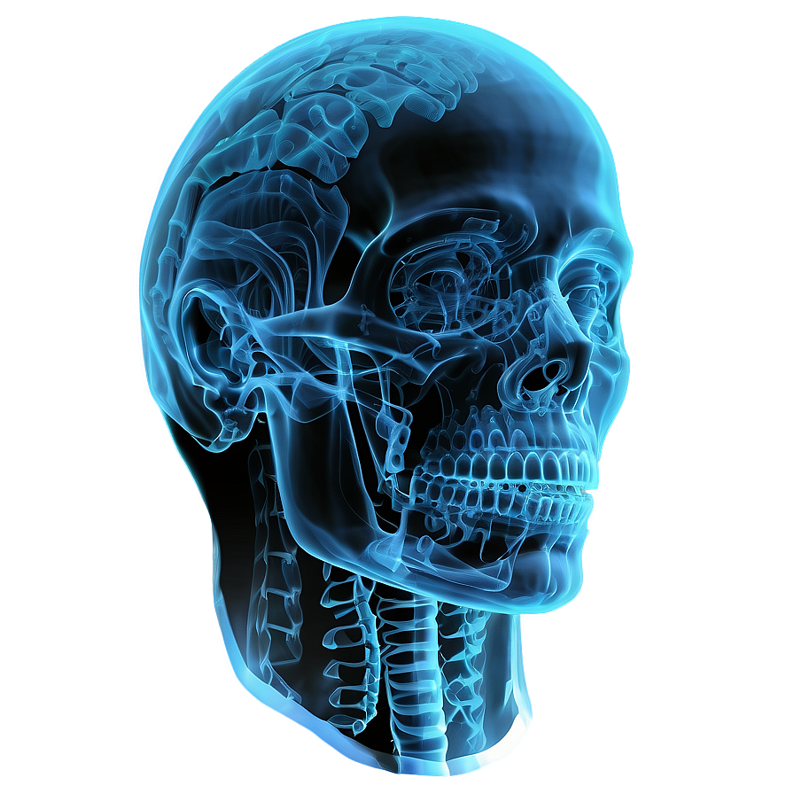 X Ray Of Human Head Png 90 PNG image