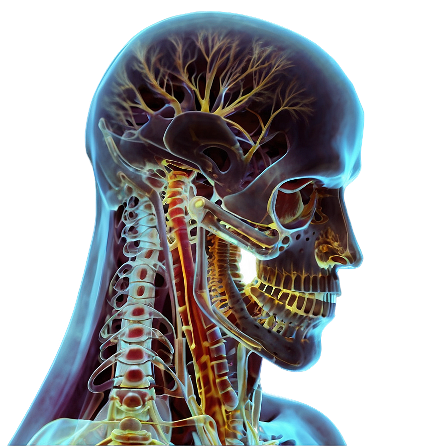 X Ray Of Human Head Png Mlx1 PNG image