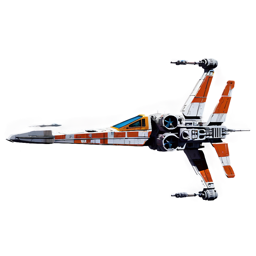 X Wing Artwork Png 06132024 PNG image