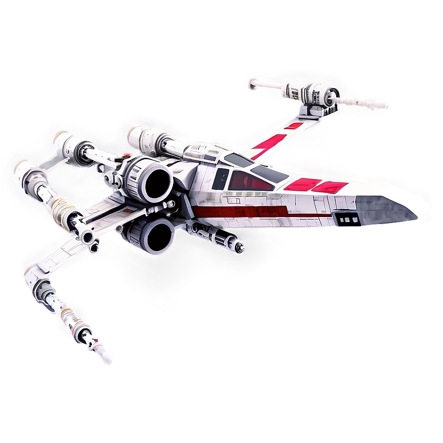 X Wing Artwork Png 06132024 PNG image