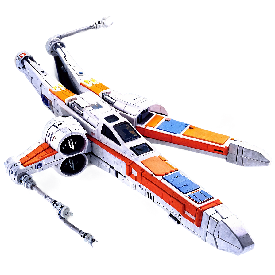 X Wing Rear View Png 06132024 PNG image