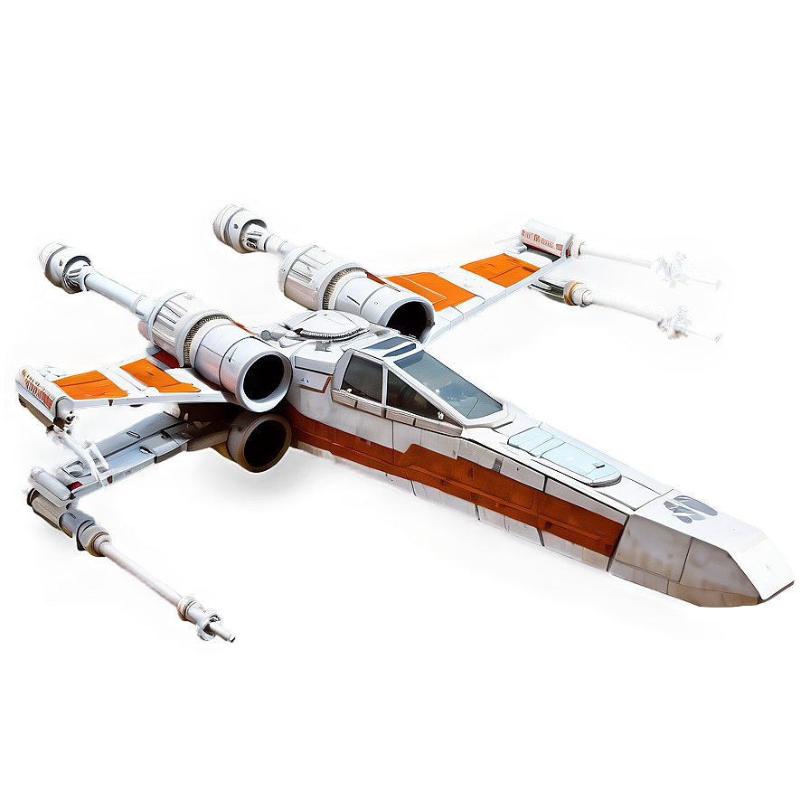 X Wing Side View Png 06132024 PNG image