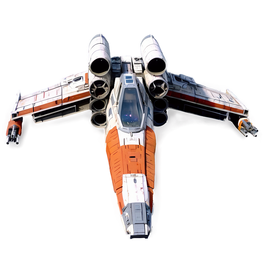 X Wing Top View Png 06132024 PNG image