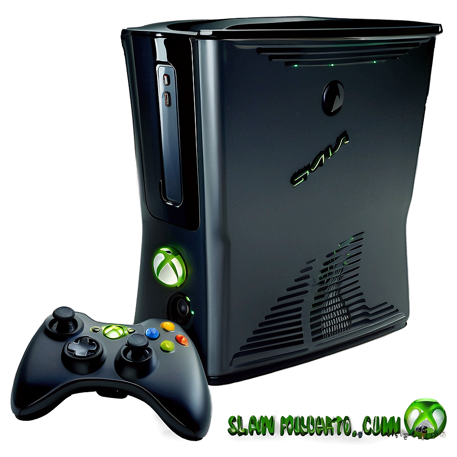 Xbox 360 Slim Model Png Pey PNG image