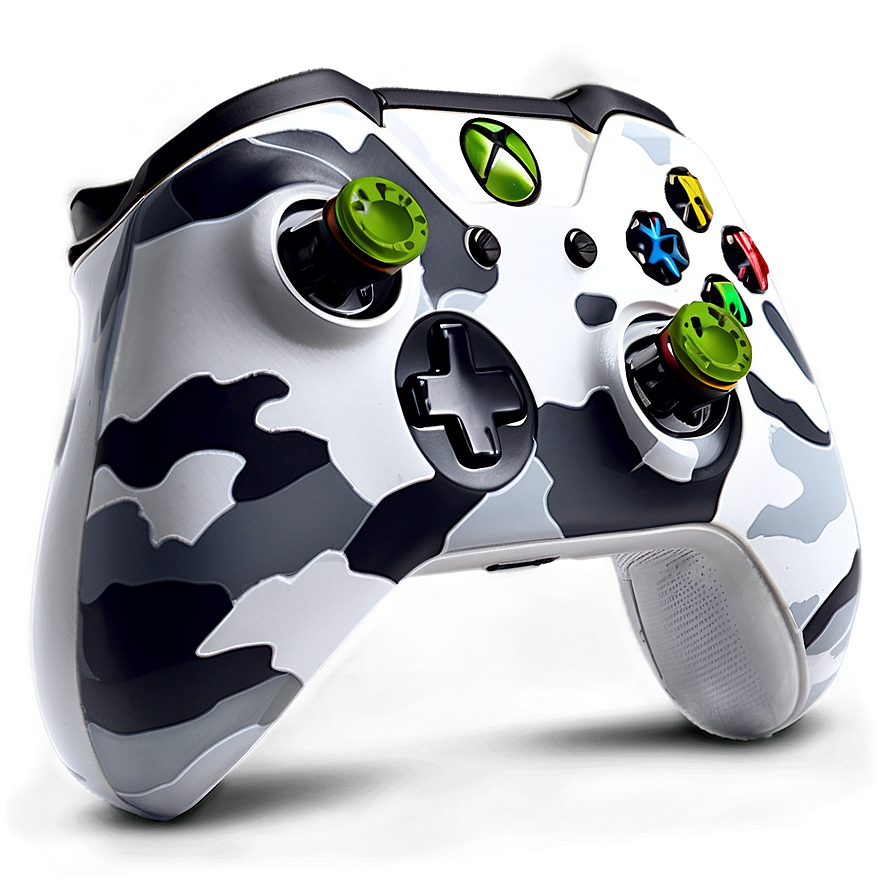 Xbox Controller Arctic Camo Png Dat21 PNG image