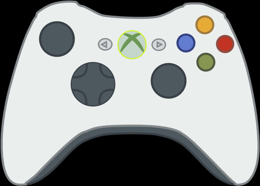 Xbox Controller Illustration PNG image