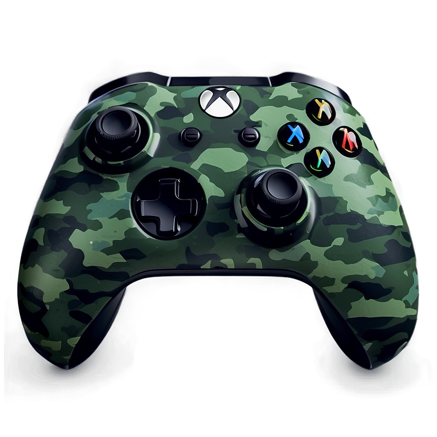 Xbox Controller Night Ops Camo Png Ptu26 PNG image