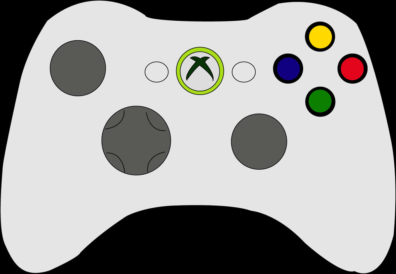 Xbox Controller Vector Illustration PNG image