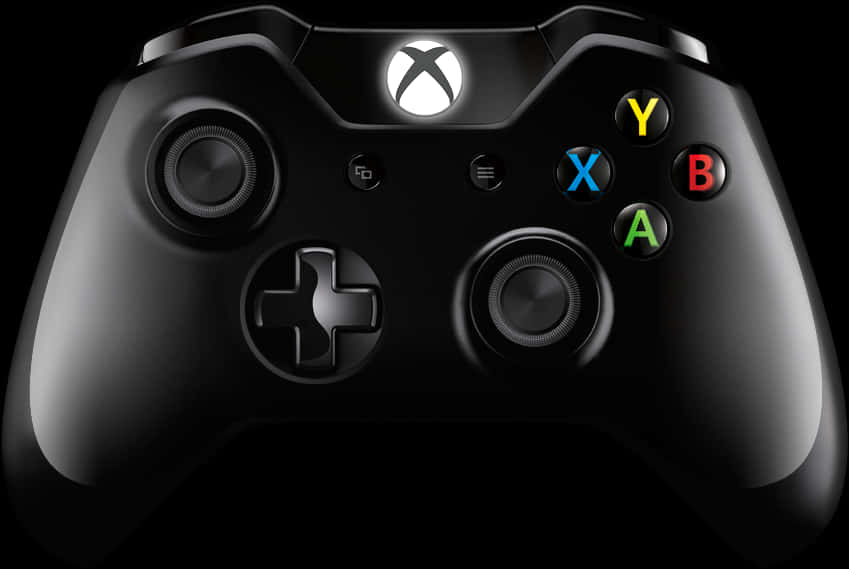 Xbox One Controller Black PNG image