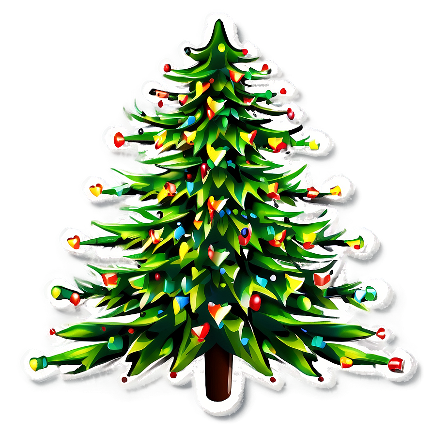 Xmas Tree C PNG image