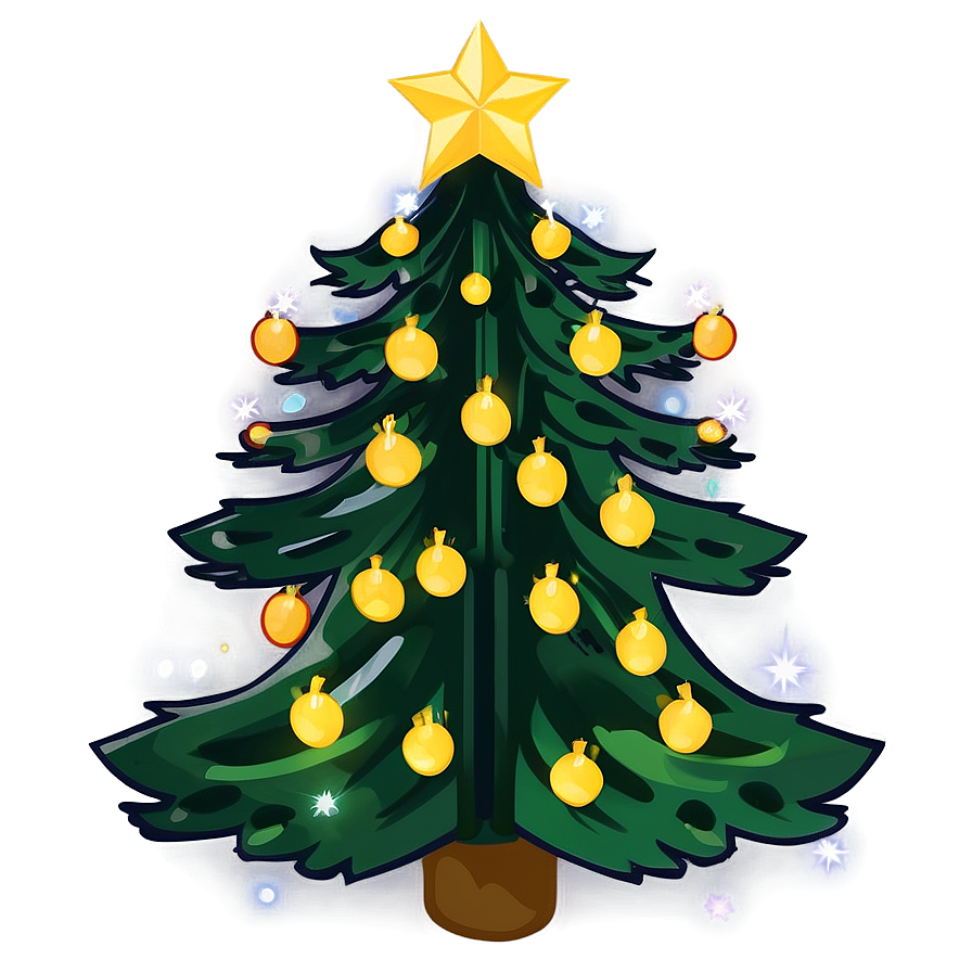 Xmas Tree Holiday Spirit Png Vhv96 PNG image