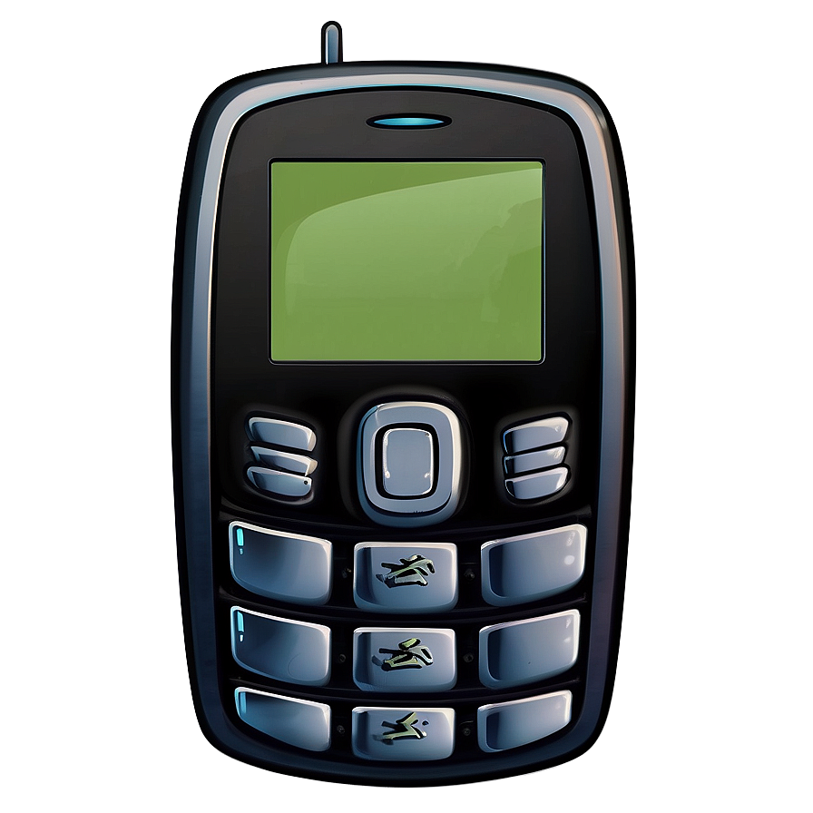 Y2k Mobile Phone Icon Png 06292024 PNG image