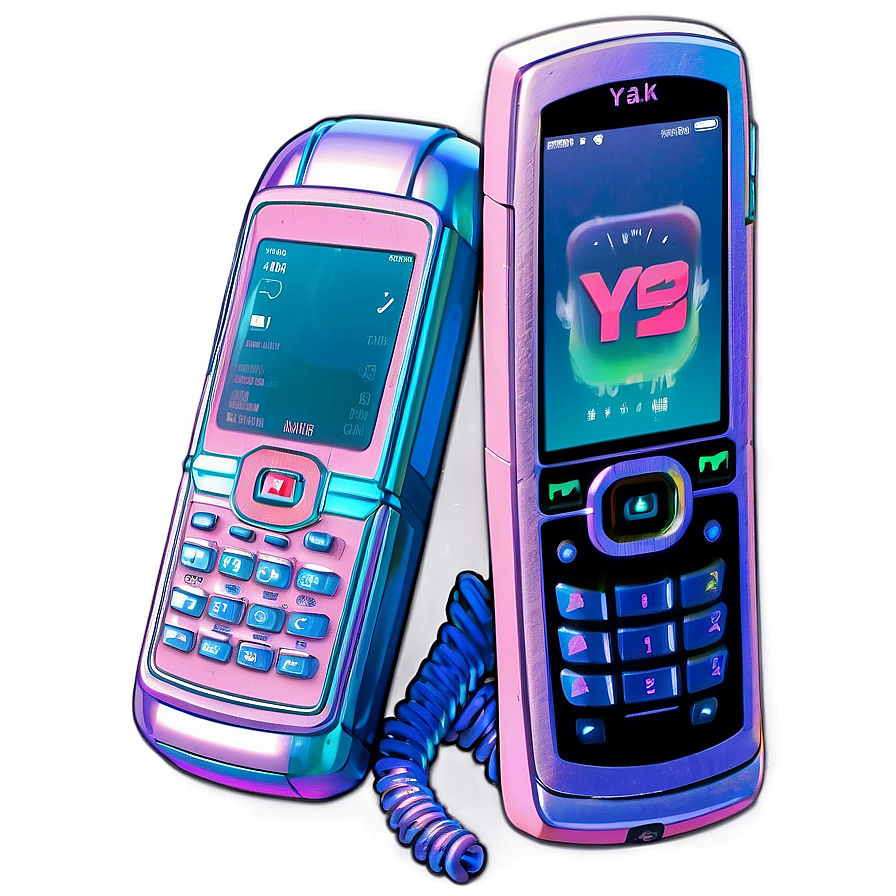 Y2k Phone Concept Art Png Buu PNG image