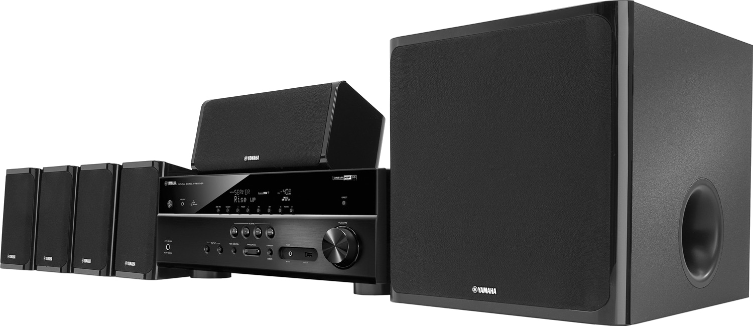 Yamaha Home Theater System Setup PNG image